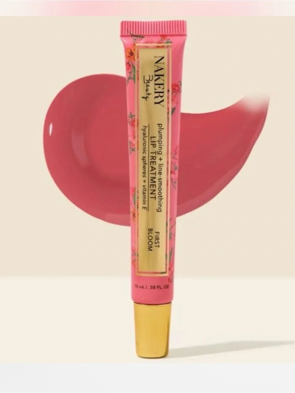 Nakery Beauty Plumping Lip Treatment - First Bloom (Pink)
